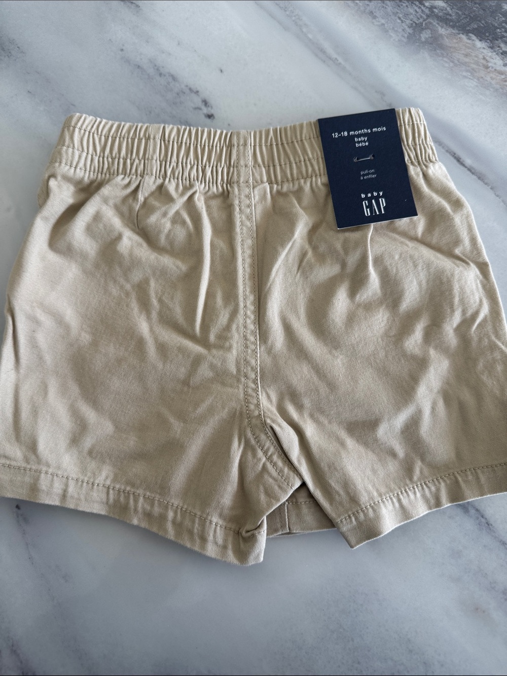 NWT GAP Baby Neutral Tan Pull-On Shorts